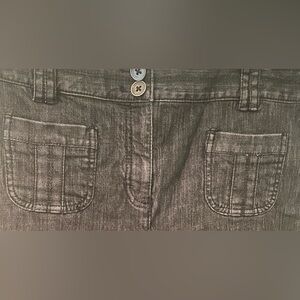 Ann Taylor LOFT Dark Blue Wash Denim Mid-Rise Jeans w/ Front Watch Pockets (8L)